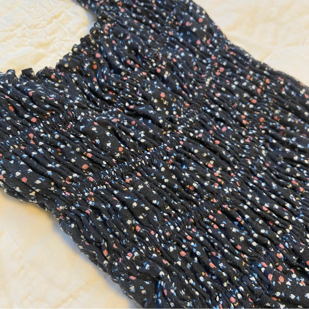 Vintage handmade smocked top jumpsuit - Picture 3 of 9